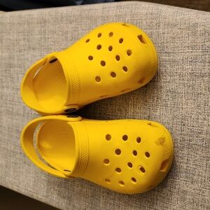 Youth Yellow Crocs
